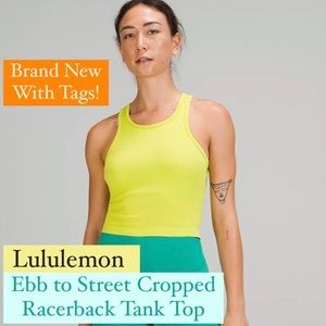 Lululemon - Ebb to Street Cropped Racerback Tank Top (seamless)